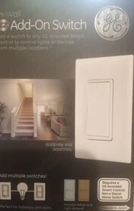 GE 12723-4 ADD-ON Switch ZW2004 For GE Smart Control Zigbee, Z-Wave (52A) - Afbeelding 1 van 2