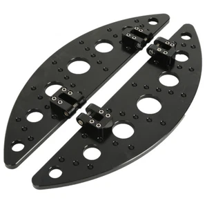 Half Moon Floorboard Footboard Fit For Harley Touring Street Glide 1986-later - Picture 1 of 9