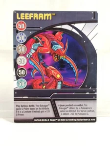 Bakugan Battle Brawlers Fähigkeitskarte Blue Leefram 2008 40/48i - Bild 1 von 10