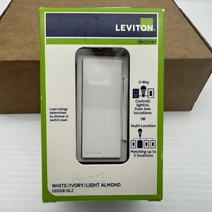 Leviton Matching Dimmer Remote DD00R DLZ - White / Ivory / Light Almond NEW - Picture 1 of 5