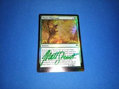 MTG Magic Nissa's Pilgrimage Signed Artist Proof x1 Origins Matt Stewart - Image 1 of 2