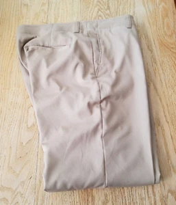 PGA Tour Golf Pants Mens Size 34x30 Beige Flat Front - Picture 1 of 8