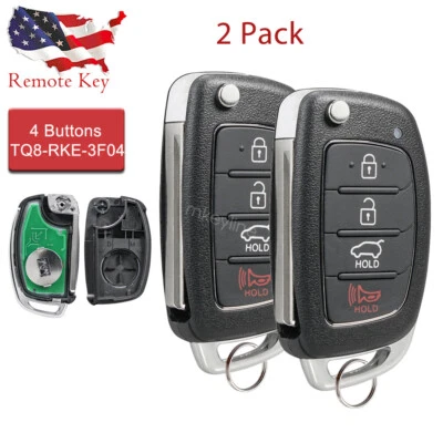 2 Llavero remoto sin llave para Hyundai Santa Fe 2013-2016 TQ8-RKE-3F04 95430-4Z100 Foto 1 de 4