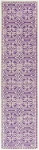 Safavieh Cambridge PURPLE / IVORY Wool Runner 2'-6 x 10' - CAM123K-210 - Picture 1 of 2