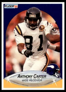 1990 Fleer #96 Anthony Carter Minnesota Vikings - Picture 1 of 2