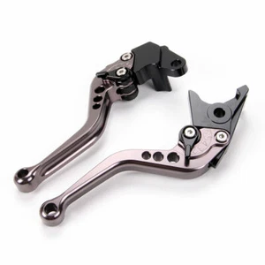 2x Leve Freno Frizione CNC Grigie per Aprilia RX125/SX125 2008-2009-2010 - Foto 1 di 5