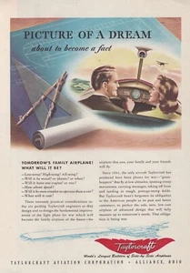 Taylorcraft Flugzeug Werbung 26.12.2024l von 1945 - Bild 1 von 1