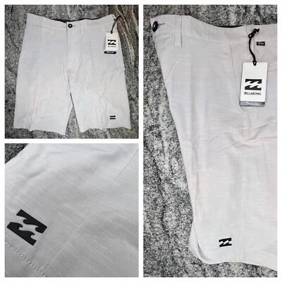 Billabong Crossfire X Hybrid Slub Chino Shorts Mens 30 Submersible Gray ALY - Image 1 of 4