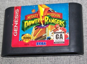 Carro auténtico Mighty Morphin Power Rangers (Sega Genesis, 1994) solamente - Imagen 1 de 5