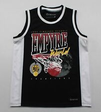 Empyre Men's Free Throw Graphic Print Basketball Jersey NC3 Black 356136 Small