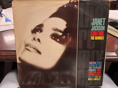 Janet Jackson Control The Remixes LP UK 1987 A&M MIXLP1 - Image 1 of 2