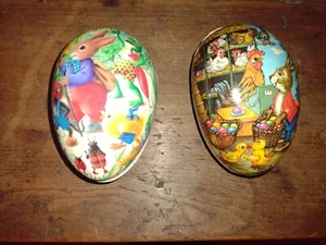 Deutsche Ostern Pappmaché Eier Hase Hahn - Bild 1 von 5