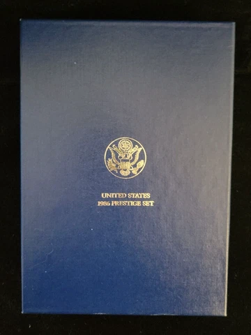 1986 US Mint Prestige Proof Set | Beautiful Set | Box & COA | See Pics Cover