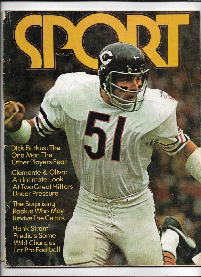REVISTA DEPORTIVA-----NOVIEMBRE 1970---CUBIERTA DICK BUTKUS Foto 1 de 1
