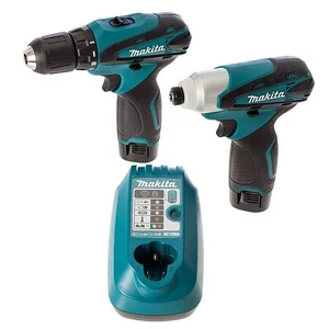 Makita LCT204 Combo Set DF330D + TD090D 10.8V 2x1.3Ah Charger Hard Case - Picture 1 of 4