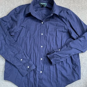 Lauren Jeans Company Ralph Lauren Hemd Damen Small Navy Blau Button Down Logo - Bild 1 von 6