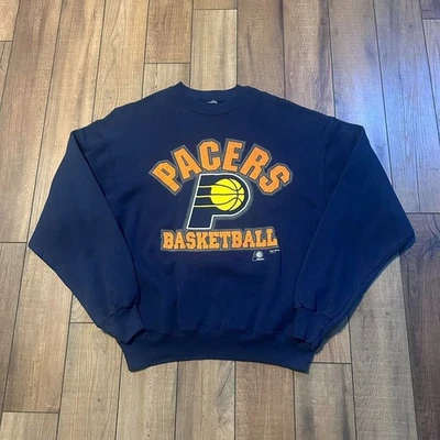 Vintage Indiana Pacers Crewneck Sweatshirt Men’s  Reprint  AN63482 - Image 1 of 2