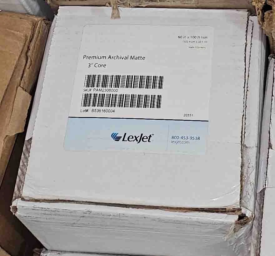 LexJet 60" Premium Archival Mate 60" x 100 pies 3" Núcleo Foto 1 de 1