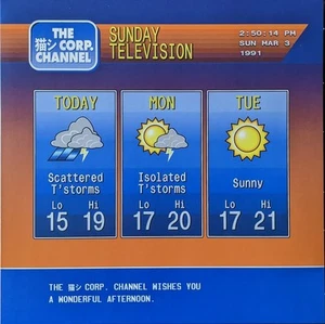 猫 シ Corp. – Sunday Television / Vinyl LP limited on COLORED - Imagen 1 de 1