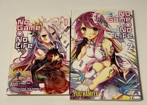No Game No Life Vol. 1 & 2 Manga Light Novel Lot Yuu Kamiya Seven Seas Entertain - Bild 1 von 12