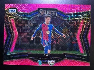 2024-25 Panini Select FIFA nível de campo de futebol rosa Mojo Prizm /299 - Gavi #242 - Imagem 1 de 2
