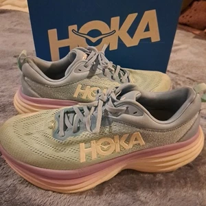 Size 10 - Hoka One One Bondi 8 Airy Blue Sunlit Ocean W - Picture 1 of 8