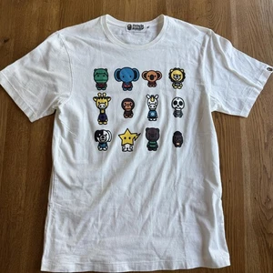 A Bathing Ape Rare Vintage Shirt Bape Milo and Friends Sz M - Picture 1 of 3