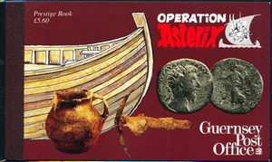 BV58807 Guernsey archaeology operation Asterix prestige booklet MNH - Picture 1 of 2