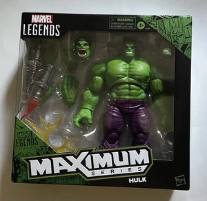 MARVEL LEGENDS MAXIMUM SERIES HULK ACTION FIGURE HASBRO NEW IN HAND - Picture 1 of 2