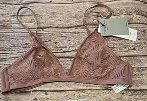 Calvin Klein Minimalist Bra Mauve Color Unlined No Wire NWT (234) - Picture 1 of 7