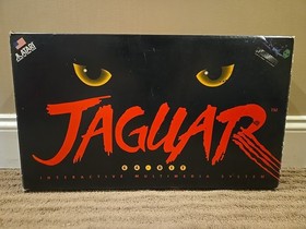 Atari Jaguar System Console Complete in Box 64 Bit W/Cybermorph Game, Manuals