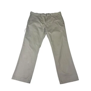 Duluth Trading Co Flex Ballroom Khakis Mens 40x32 Beige Relaxed Fit Cotton Blend - Picture 1 of 14
