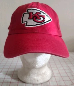 Kansas City KC Chiefs Gorra Sombrero Rojo Hombre Mujer Bordado Ajustable 47 - Imagen 1 de 6