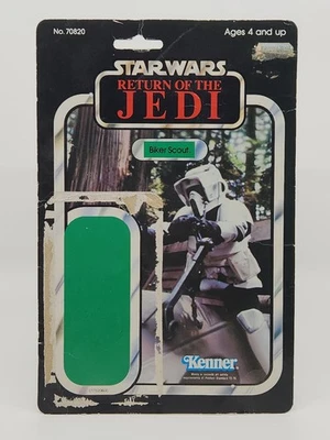 Kenner Return of the Jedi 65-Back Cardback - Biker Scout - POP Intacto Foto 1 de 2