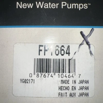 Bomba de agua del motor Carter FP1664 para Datsun 1975-1982 1,2 L 1,4 L 1,5 L Foto 1 de 2