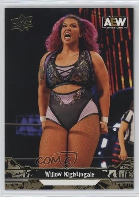 2023 Upper Deck AEW All Elite Wrestling Gold Willow Nightingale #39 Rookie RC - Image 1 of 2
