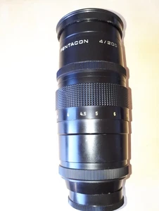 Teleobjektiv Pentacon 4/200mm Exa Exakta Bajonett M42 Objektiv - Bild 1 von 7