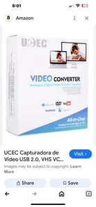 UCEC Video Converter All-In-One Mac & PC. USB 2.0 Video Capture Kit - Afbeelding 1 van 1