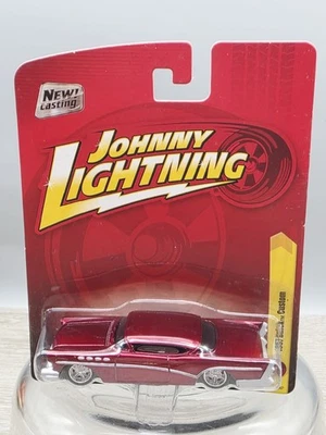2011 Johnny Lightning JL#17 1957 BUICK - CUSTOM Red w/Chrome 5 Spoke Wheels - Image 1 of 4