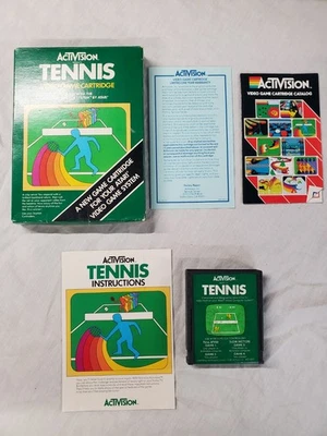 Tennis (Atari 2600, 1981) CIB Complete In Box  - Image 1 of 4
