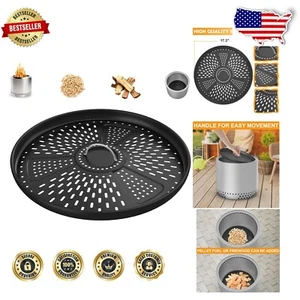 Adaptador de pellets de hoguera para estufa Solo - Acero esmaltado para cocina al aire libre mejorada - Imagen 1 de 9