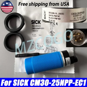 For SICK Proximity Sensor CM30-25NPP-EC1 CM3025NPPEC1 6058157 Shipped from USA - Picture 1 of 10