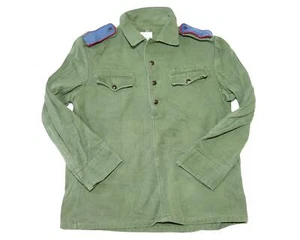 Bulgarian Army Surplus 3 Button Heavy Cotton Top Vintage - Picture 1 of 1