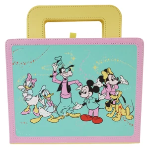 Loungefly Disney 100. Mickey & Friends klassische Brotdose Schreibwaren Tagebuch - Neu in Verpackung - Bild 1 von 6