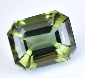 Natural Hiddenite 8.15 Ct Green Extremely Rare Certified Stunning Gemstone - Bild 1 von 5