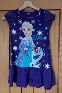 Disney Store Frozen Purple Dress Size 137-145cm in Very Good Condition - Picture 1 of 5