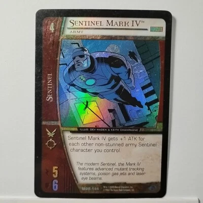 Sentinel Mark IV MOR-144 (FOIL) ~ Upper Deck VS System ~ Origins ~ Light Play - Image 1 of 4