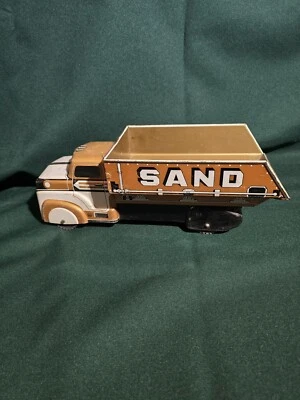 Camión de reparto de volteo MARX arena grava - litografía de hojalata - colección vintage de EE. UU. años 60 Foto 1 de 4