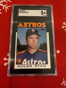 1986 Topps - #100 Nolan Ryan SGC 5 - Picture 1 of 3