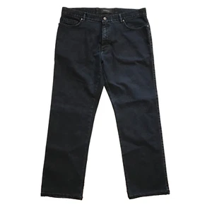 Ermenegildo Zegna Five Pocket Jeans Mens 38 Navy Blue Straight Leg Denim Pants - Picture 1 of 13